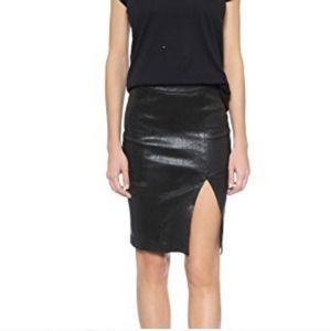 Preloved Leather skirt